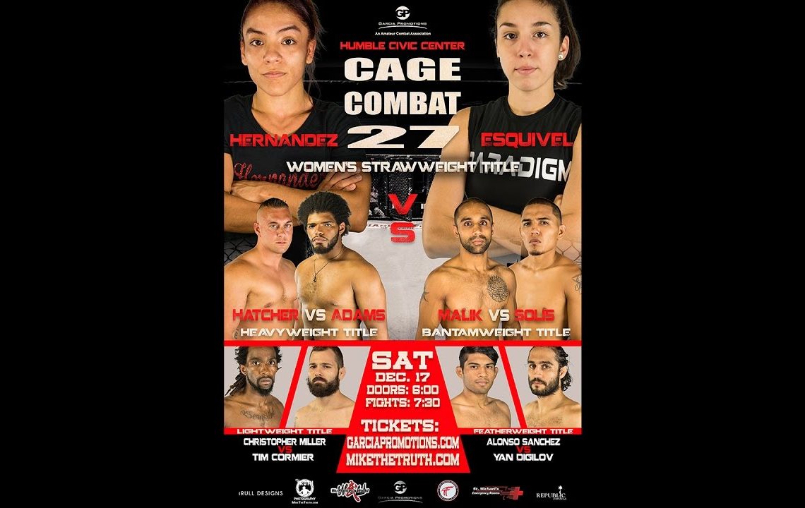 Cage Combat 27 – Results and Recap